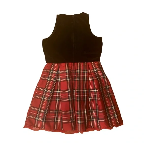 Children’s Place Checkered Gathered Dress Size 14 NWOT - Picture 2 of 8